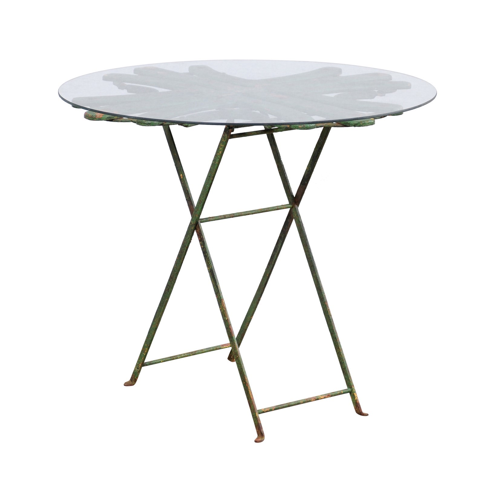 French Bistro Table w/Uniquely Designed Top