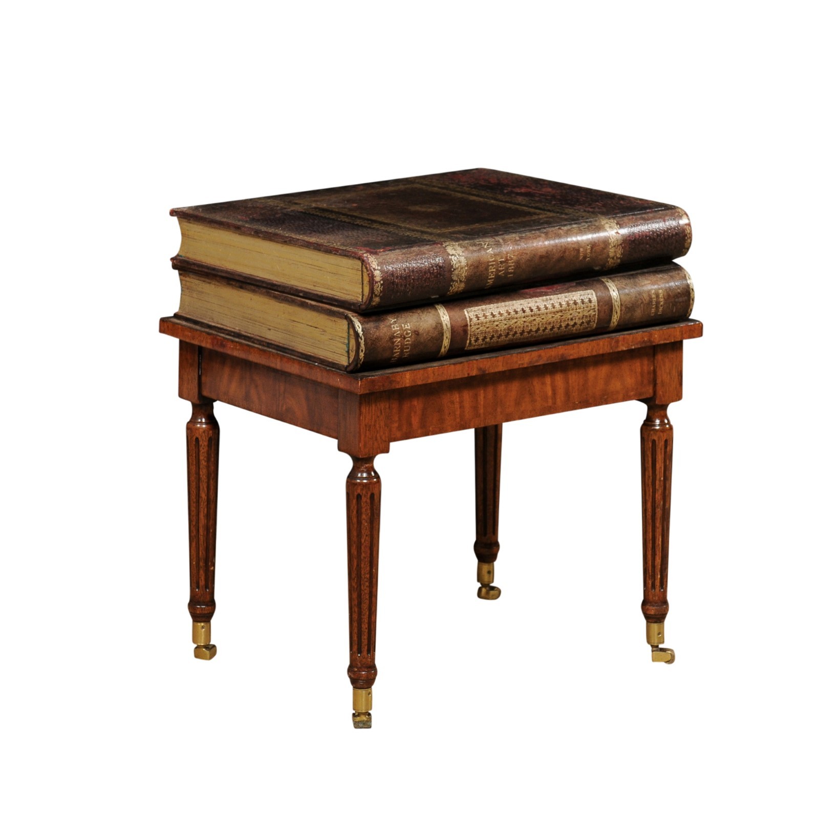 Maitland Smith "Stacked Books" Side Table 