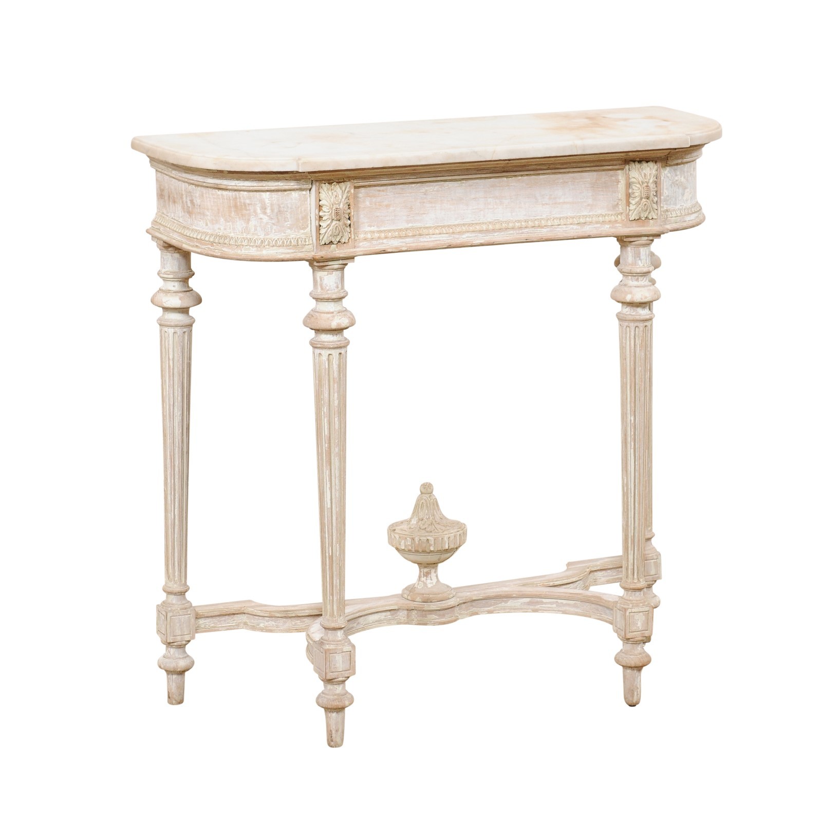 French Neoclassical Console w/Marble Top