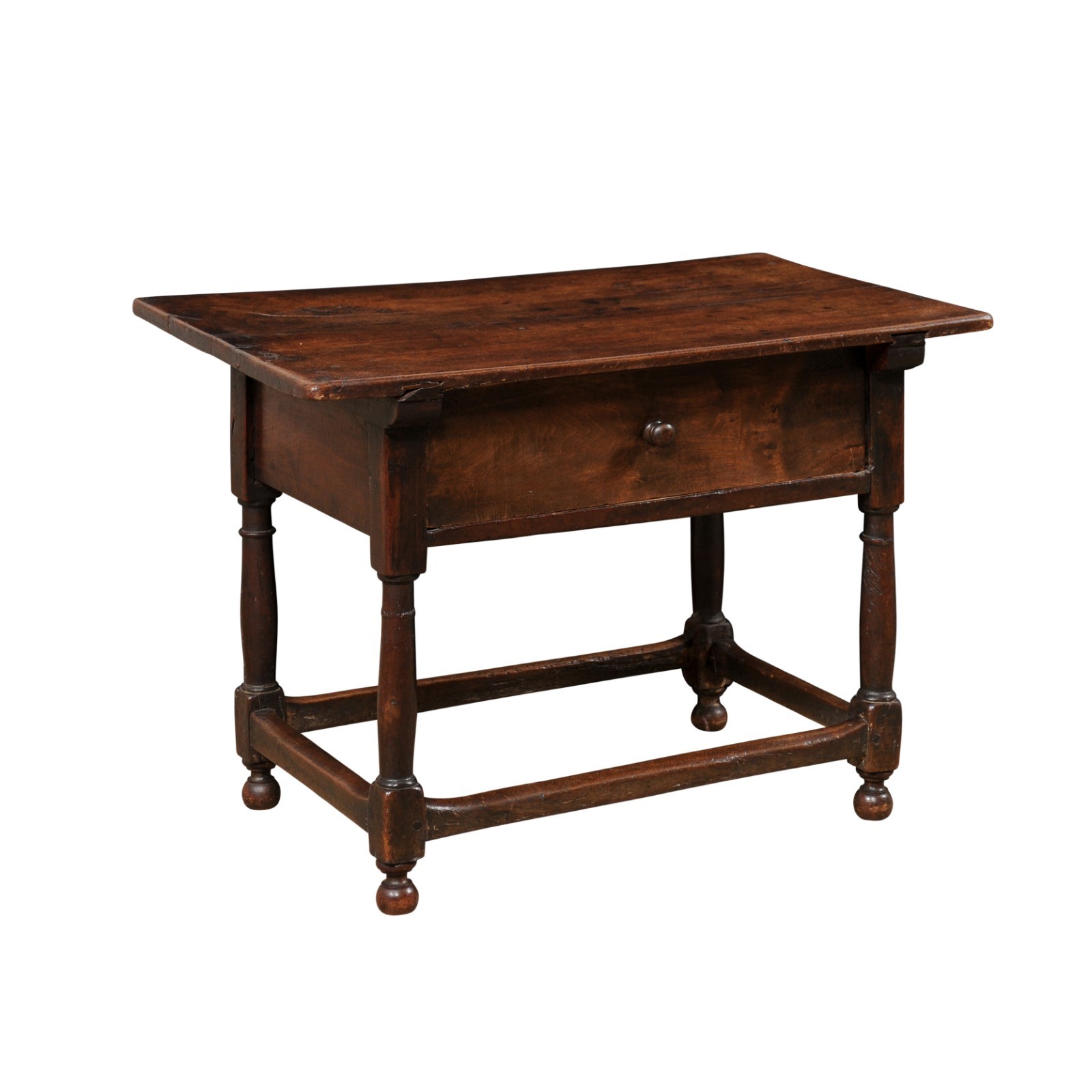 18th C. Italian Occasional Table w/ Drawer