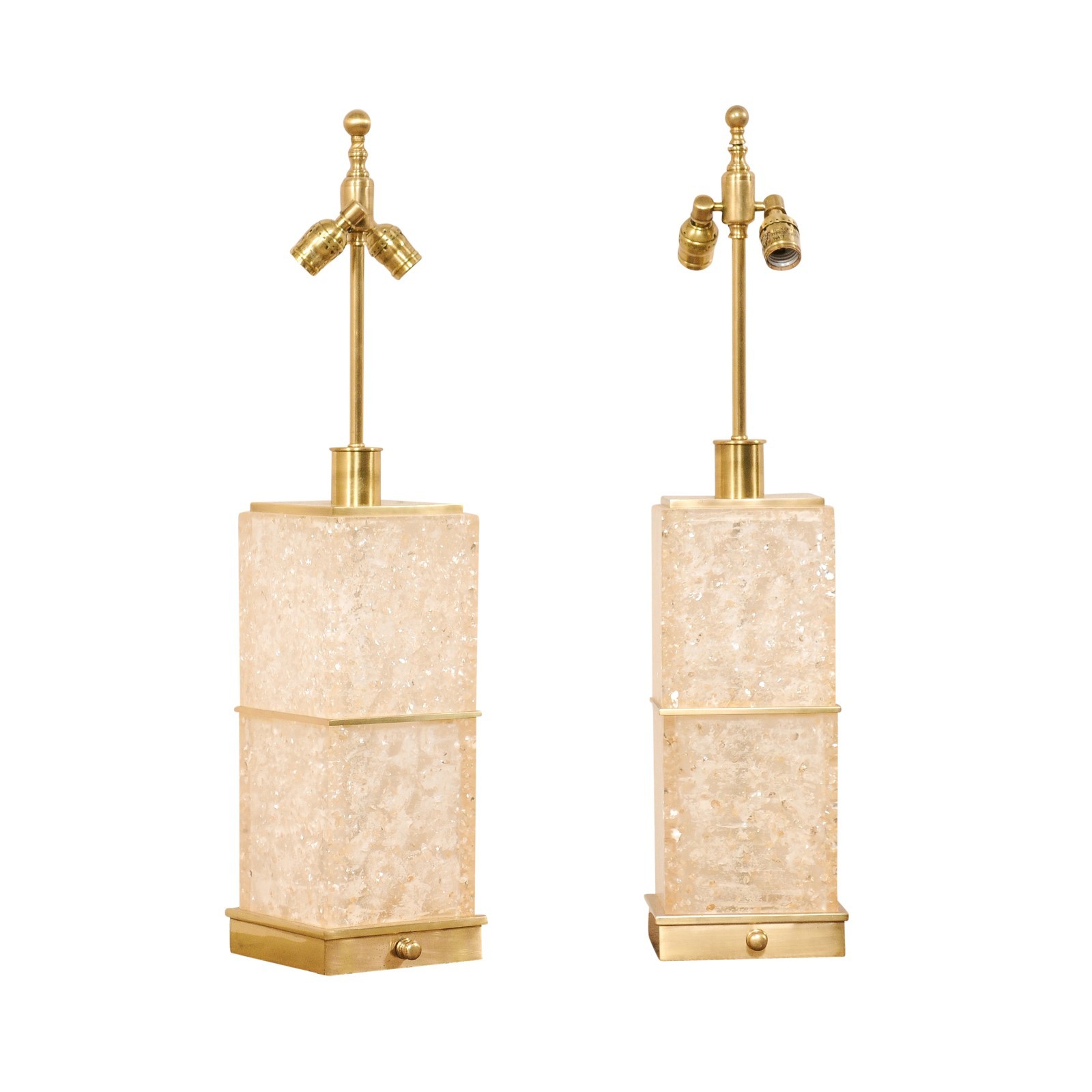 Pierre Giraudon Style Fractal-Resin Lamps