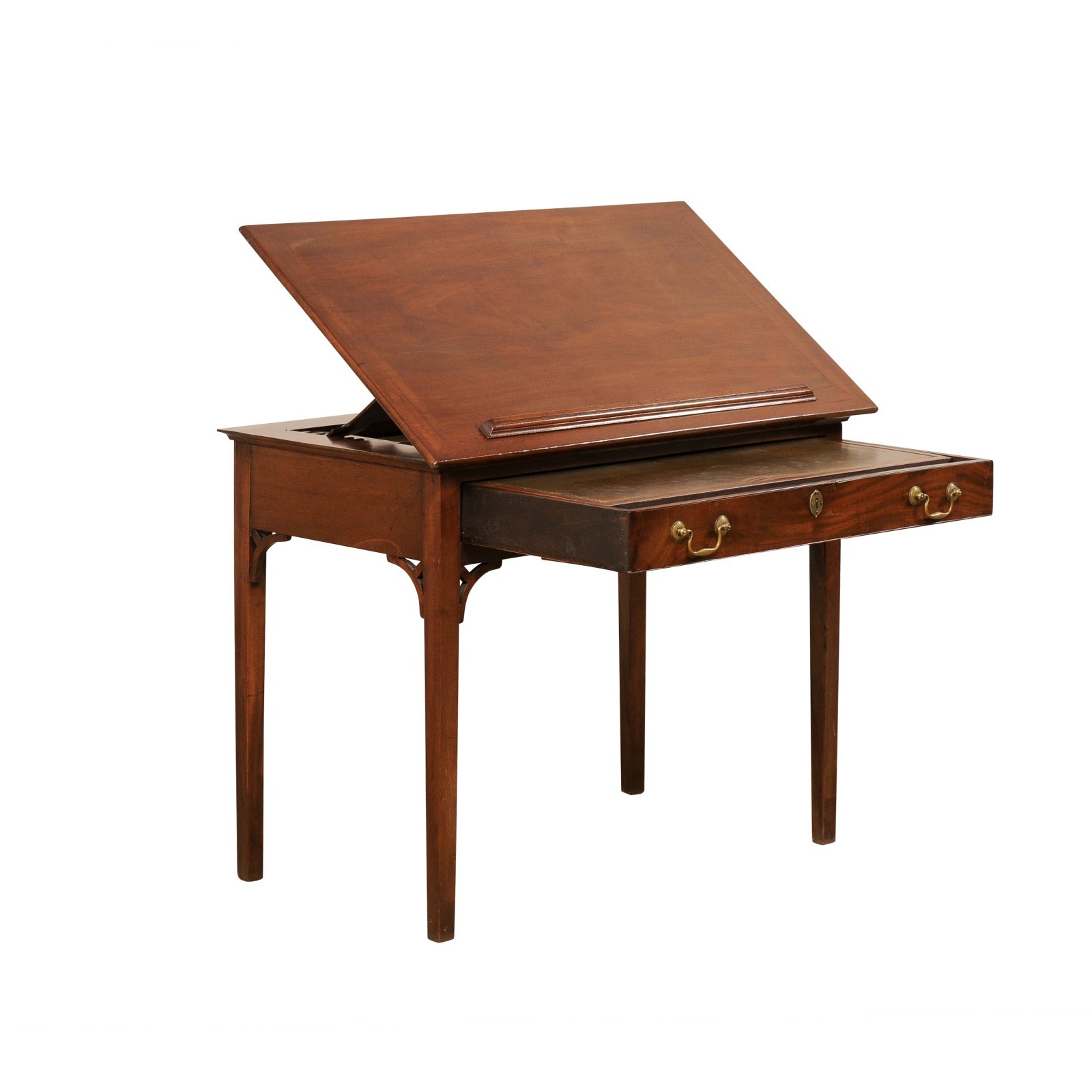 19th C. English Mahogany Architect's Desk