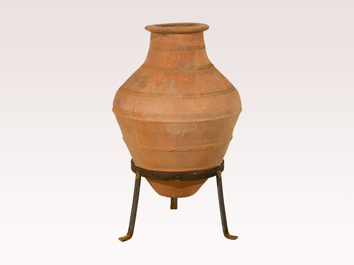 European Terracotta Olive Jar