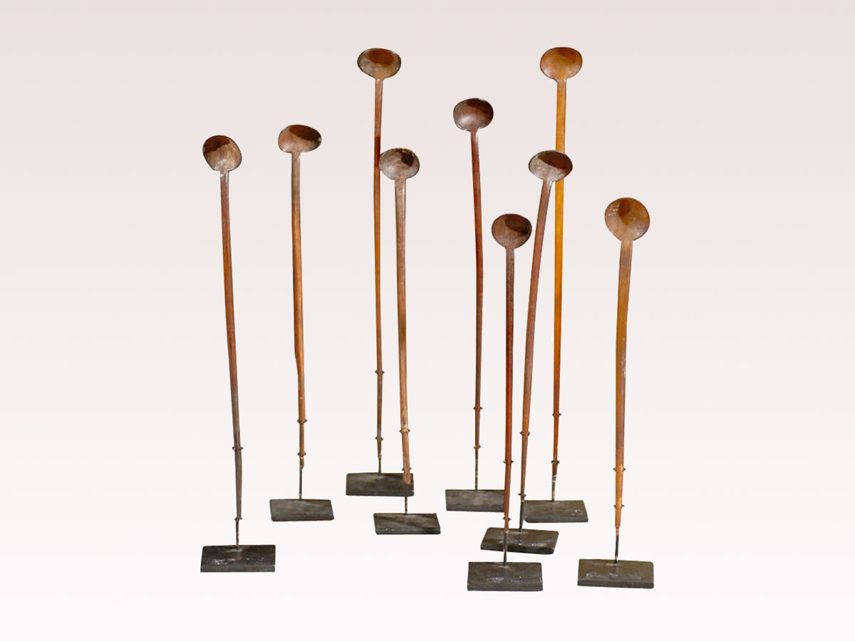 Ethiopian Zebu Horn Coffee Spoons