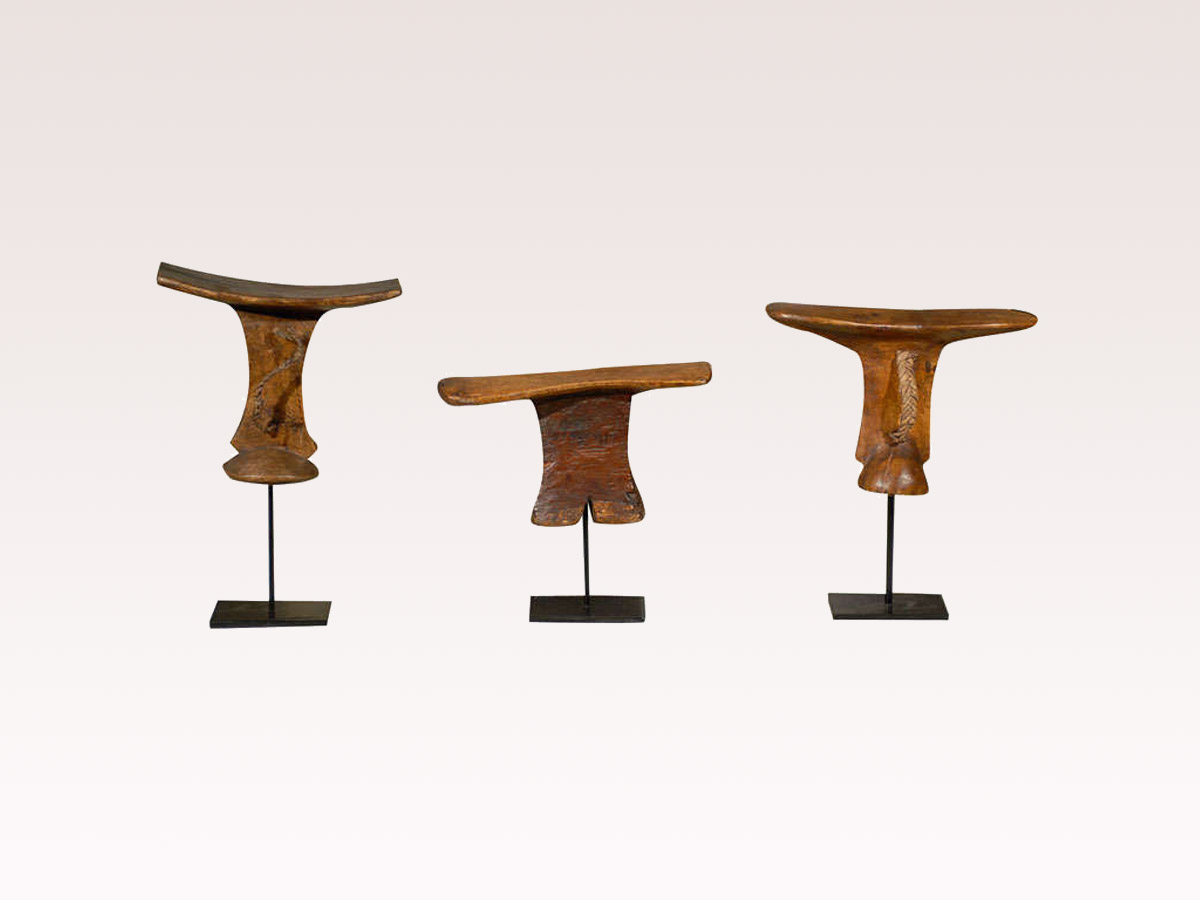 Various African Nomadic Headrests