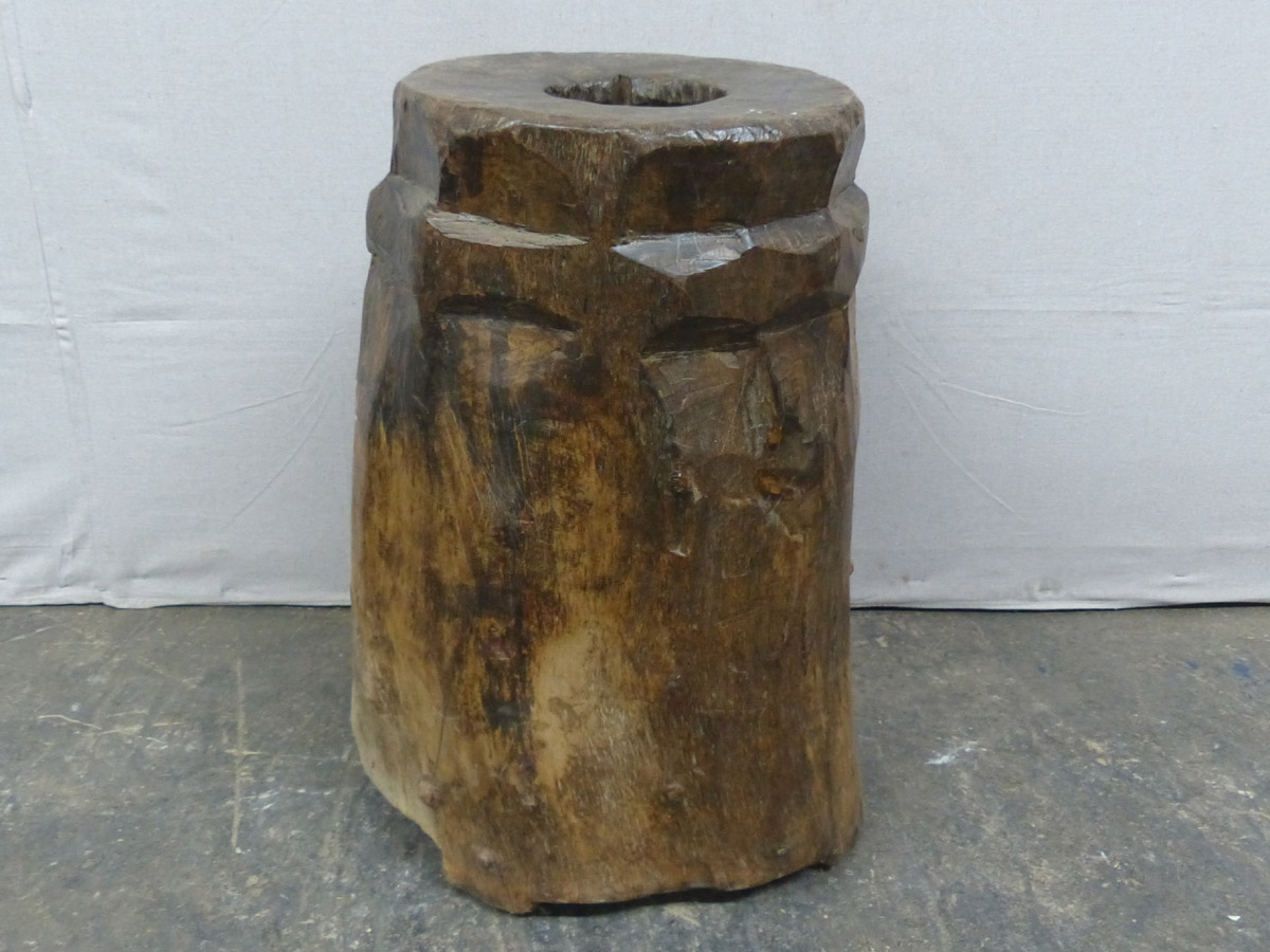 Naga Wooden Coffee Grinding Mortar