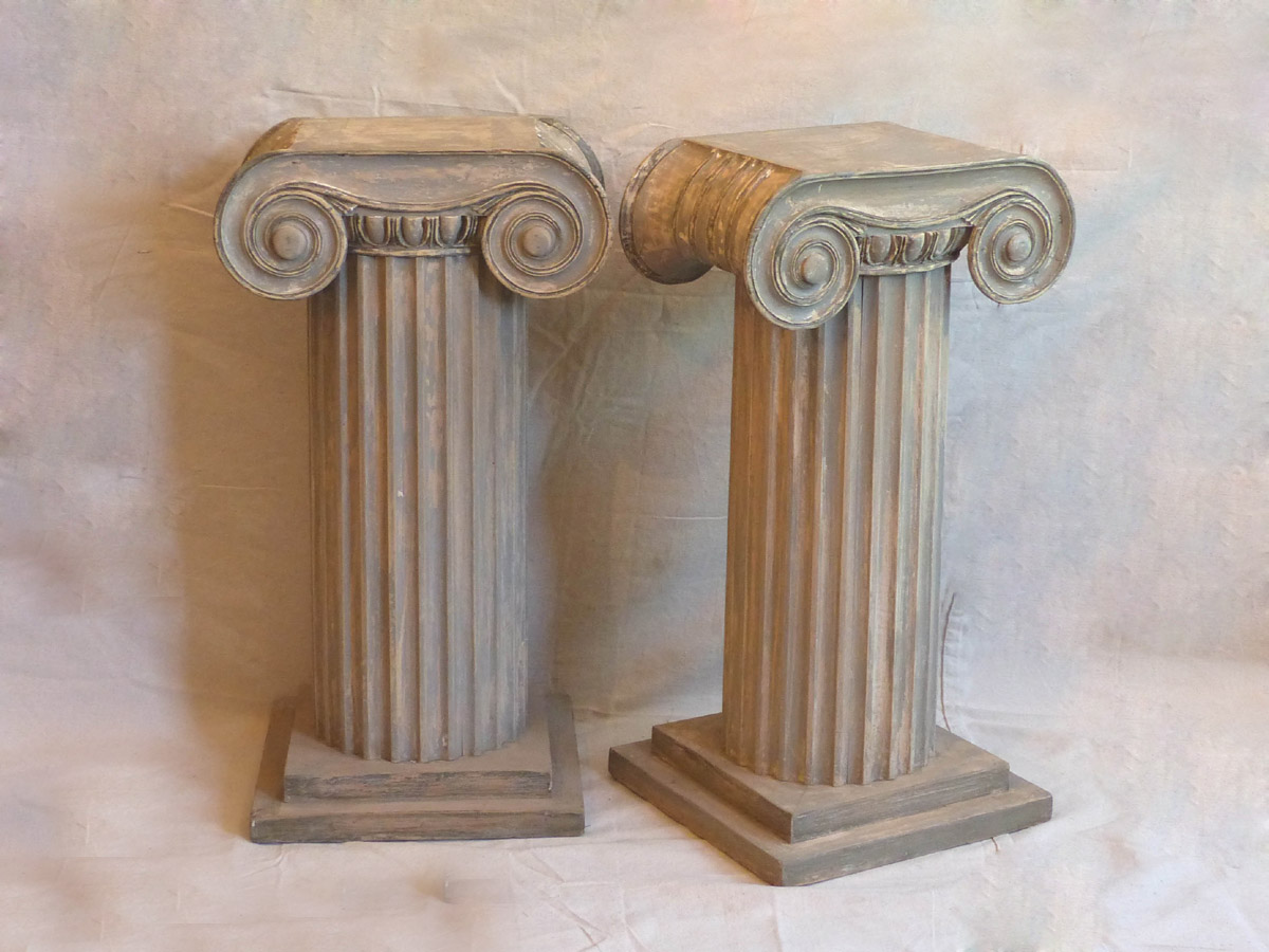 Painted Column Base Pedestals