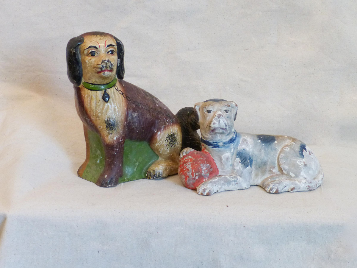 British Colonial Terracotta Dog