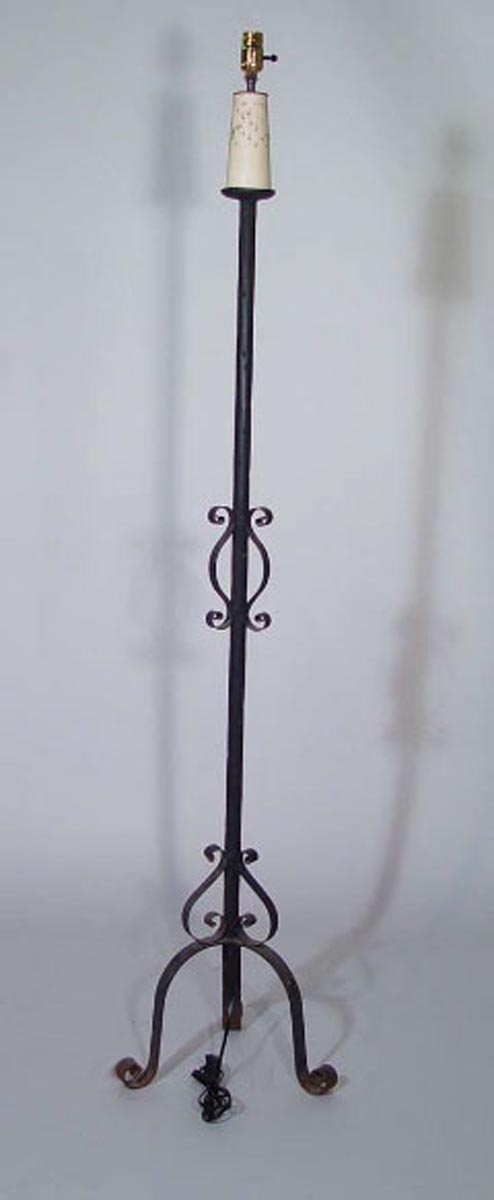 Candlestick Iron Floor Lamp 55" Tall